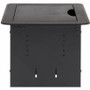 Kramer TBUS-1Axl Power/Data Outlet - Tabletop - Silver Brushed Anodized Aluminum (TBUS-1AXL(BA))