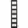 Tripp Lite series 12-Port Wall-Mount Patch Panel for UTP Keystone Jacks, Rotatable Modules - 12 Port(s) - Black - Wall Mountable, (Fleet Network)