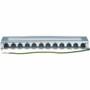 Tripp Lite series Cat6a STP Patch Panel, 12 Ports, DIN Rail or Wall Mount, TAA - 12 Port(s) - 12 x RJ-45 - Silver - DIN Rail Wall (N250-SH12-DIN6A)