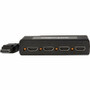 Tripp Lite series B156-004-HD-V3 4-Port DisplayPort to HDMI MultiMonitor Splitter - 3840 x 2160 - DisplayPort - 4 x HDMI Out - Gold, - (Fleet Network)