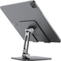 Alogic DTS-SGR Edge Adjustable Tablet Stand - Desktop - Space Gray Aluminum & ABS