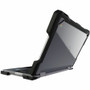 UZBL Rugged Hard Shell Case for Dell Latitude 3190 Clamshell - For Dell Notebook - Black, Transparent - Drop Resistant, Scratch Damage (Fleet Network)