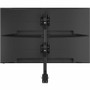 Atdec Desk Mount for Monitor, Display, Computer, Flat Panel Display, Curved Screen Display - Black - Landscape/Portrait - Height - 2 - (AWMS-2-BT75-H-B)