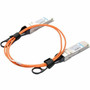 ECI Networks QSFP28 to QSFP28 100GBase Active Optical Cable (AOC) 15-meter, Passive - 49.2 ft Fiber Optic Network Cable for Network - (EN-Q28AOC-15M)