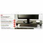 3M MS100B Monitor Stand - 21. 6" x 9. 4" Platform - Height Adjustable 2. 76"-3. 94" - 33 lb Load Capacity - USB Hub - Black