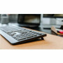 CHERRY KW 3000 Keyboard - Wireless Connectivity - RF - Full-size - 32.80 ft (9997.44 mm) - 2.40 GHz - USB 2.0 Type A Interface - 108 - (JK-3000EU-2)
