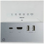 Kramer 4K60 4:4:4 USB-C Wall-plate Transmitter with USB, Ethernet, RS-232, & IR over Extended-Reach HDBaseT 3.0 - 295.28 ft (90000 mm) (Fleet Network)