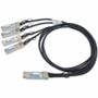 Approved Networks 100GBASE QSFP28 Passive DAC Cable (QSFP28+ to 4 x SFP28) Breakout - 16.4 ft Twinaxial Network Cable for Network - 1 (Fleet Network)