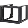 Manhattan 19" Wall Mount Open Frame Network Rack, 6U, Front-Hinged Swing Frame - For Network Equipment, Server, Patch Panel, Switch, - (Fleet Network)