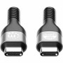 Manhattan USB 2.0 Type-C EPR Charging Cable 240 W / PD 3.1 - 6.6 ft (2 m) USB-C Data Transfer Cable for USB Charger, Notebook, MacBook (356367)