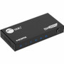 SIIG 1x2 8K60Hz HDMI Splitter with VRR/ALLM - 40G - EDID management - Down scaler - 7680 x 4320 - 1 x HDMI In - 2 x HDMI Out - Metal - (Fleet Network)