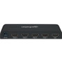 Manhattan 4-Port HDMI Splitter - 4096 x 2160 - 340 MHzMaximum Video Bandwidth - 1 x HDMI In - 4 x HDMI Out - Plastic (207515)