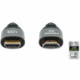 Manhattan 8K@60Hz Certified Ultra High Speed HDMI Cable with Ethernet - 7 ft (2.13 m) HDMI A/V Cable for Audio/Video Device, TV, PC, - (355940)