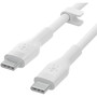 Belkin USB-C to USB-C Cable - 9.8 ft (3 m) USB-C Data Transfer Cable for iPad Pro, iPad mini, iPad Air, Tablet, Smartphone, Notebook, (Fleet Network)