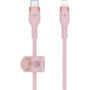 Belkin BOOST&uarr;CHARGE PRO Flex USB-C Cable with Lightning Connector - 6.6 ft (2 m) Lightning/USB-C Data Transfer Cable for iPhone, (CAA011BT2MPK)