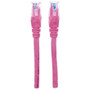 Intellinet Network Patch Cable, Cat6, 7.5m, Pink, CCA, U/UTP, PVC, RJ45, Gold Plated Contacts, Snagless, Booted, Lifetime Warranty, - (392815)