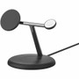 Belkin BoostCharge Pro Cradle - Wireless - iPhone, Apple Watch, AirPods - 3 Slot - Qi2 - Charging Capability - Black (Fleet Network)