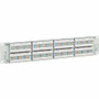 Tripp Lite series N252-P48-WH Network Patch Panel - 48 Port(s) - 48 x RJ-45 - 2U High - Category 6, Category 5e, Category 5 - White - (N252-P48-WH)