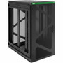 APC by Schneider Electric AR124SM NetShelter 24U Wallmount Rack Enclosure Cabinet - Side Mount UPS Depth - 19" Rack Width - 350 lb Capacity
