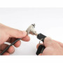 Manhattan 440486 Keyed Laptop Lock for Nano Security Slot - 5. 9 ft Cable - Translucent Black/Silver - Steel/PVC