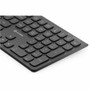 Alogic ASKBT3WC Echelon USB-C Rechargeable Wireless Keyboard and Mouse Combo - Bluetooth/RF 5.0 2.4GHz - Full-Size with Numeric Keypad