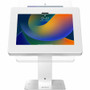 CTA Digital Desk Mount for Tablet, Display, Holder, Monitor, Kiosk - White - Landscape/Portrait - 9" to 11" Screen Support - 6 lb g) - (Fleet Network)