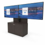 Avteq 2 Bay Credenza For 45 To 98 Inch Screens With 30 Height 52.60 Width Support Screen Mm X CRED2V-S