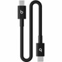 Beats by Dr. Dre USB-C to USB-C Woven Short Cable (20 cm / 8 in.) - Bolt Black - 8" (203.20 mm) USB-C Data Transfer Cable for Power - (Fleet Network)