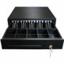 Adesso Cash Drawer with Removable Cash Tray - CAD 5 Bill - 8 Coin - 3 Lock Position - Steel (MRP-16CDC)