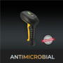Adesso NUSCAN 5200 Barcode Scanner - Wireless Bluetooth - 1D/2D - 18" Range - IP67 Waterproof - Antimicrobial