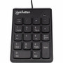 Manhattan Numeric Wired Keypad - Cable Connectivity - USB 1.1 Type A Interface - 18 Key(s) - Windows XP, Windows Vista, Windows 7, 10, (Fleet Network)