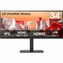 LG Ultrawide 34BA75QE-B 34" Class UWQHD Curved Screen LCD Monitor - 21:9 - 34" Viewable - In-plane Switching (IPS) Technology - 3440 x (Fleet Network)