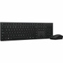 Lenovo 4X31R64316 Professional Wireless Rechargeable Keyboard & Mouse Combo - US English - Scissors Keys - Bluetooth/RF - Gray