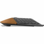 Lenovo 4Y41R64755 Go Wireless Split Keyboard AI - US English - 88-Key Scissor Switch - RF Wireless - Ergonomic Split Layout with Palm Rest - Storm