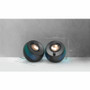 Creative 51MF1715AA000 Pebble X 2.0 Bluetooth Speaker System - 15W RMS - Black - 60Hz-20kHz - USB-C & AUX