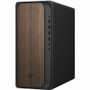 HP BB4S9AA#ABL OmniDesk M03-0019 Desktop - Intel Core Ultra 5225 - 16 GB DDR5 RAM - 1 TB PCIe NVMe SSD - Tower - Dark Wood/Jack Black