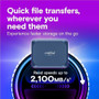 Crucial CT2000X10SSD9 x 10 2TB Portable SSD - External Solid State Drive - USB 3.2 Gen 2 x 2 - 2.05 GB/s Read - Drop - Water - Dust Resistant