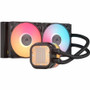 Corsair iCUE LINK TITAN 240 RX LCD Cooling Fan/Radiator/Water Block - 4.72" (120 mm) Maximum Fan Diameter - 2 x Fan(s) - 73.50 CFM - - (CW-9061022-WW)