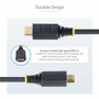 StarTech HDMI Audio Video Cable 2 Foot 0.61 Meter Short A V For Devices TVs Monitors GPUs StarTech.com Audio/Video Receiver HDMI2-CABLE-4K60-2M