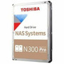 Toshiba N300 Pro 24 TB Hard Drive - 3.5" Internal - SATA (SATA/600) - NAS Device Supported - 7200rpm - 550 TB TBW - 309 MB/s Maximum (Fleet Network)