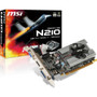 MSI NVIDIA GeForce 210 Graphic Card - 1 GB DDR3 SDRAM - 589 MHz Core - 64 bit Bus Width - PCI Express 2.0 x16 - HDMI - VGA - DVI (Fleet Network)