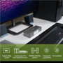 IOGEAR 2-Port DisplayPort/HDMI KVMP Switch with USB 3.0 Hub (TAA Compliant) - 2 Computer(s) - 4K UHD - 3840 x 2160 - 5 x USB - 3 x (GCS1902-UN)