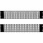 IOGEAR 2U Tool-less Vented Blanking Panel (2-Pack) - Steel - 2U Rack Height - 2 / Pack - 3.50" (88.90 mm) Height x 19" (482.60 mm) x (Fleet Network)