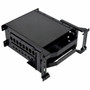 Lian Li Black Internal Drive Enclosure With Hot Swappable Bays Supporting Two HDD Or SSD Drives Supported Serial Total ATA Bay X HD01X
