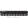Black Box CCTV Passive Hub 32 Port With 16 BNC Coax And RJ45 Rack Mount Rack-mountable Connectors RJ-45 Hubs Wide TAA S X IC562A