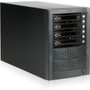 RAIDage 4 Bay Hot Swappable Drive Enclosure Mini-SAS HD Host Interface Tower Black SATA/600 Bays SAS HDD X JAGE5BT4HDBPL