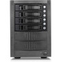 RAIDage JAGE5BT4MSBK Drive Enclosure 12Gb/s SAS, SATA/600 - Mini-SAS HD Host Interface Tower - Black - Hot Swappable Bays - 4 x HDD - (Fleet Network)