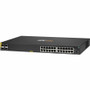 Aruba 6100 24G Class4 PoE 4SFP+ 370W Switch - 24 Ports - Gigabit Ethernet, 10 Gigabit Ethernet - 10/100/1000Base-T, 10GBase-X - 3 - - (Fleet Network)