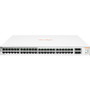 HPE Instant On 1830 48G 24p Class4 PoE 4SFP 370W Switch - 48 Ports - Manageable - Gigabit Ethernet - 1000Base-T, 1000Base-X - 2 Layer (Fleet Network)