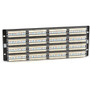 Black Box CAT6 Patch Panel Unshielded 96 Port Rackmount Wide For High Density Termination Rack-mountable RJ-45 S X JPM614A-R7
